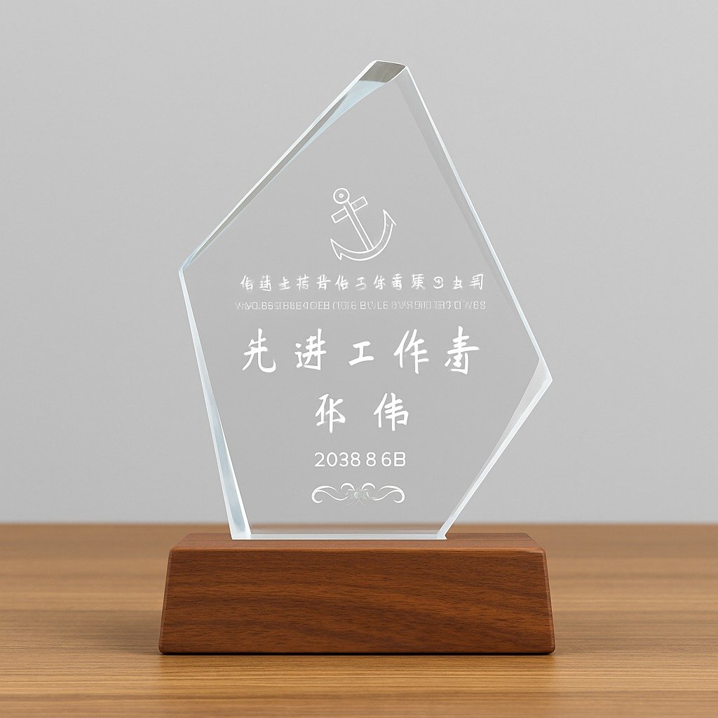 Kristal plaket