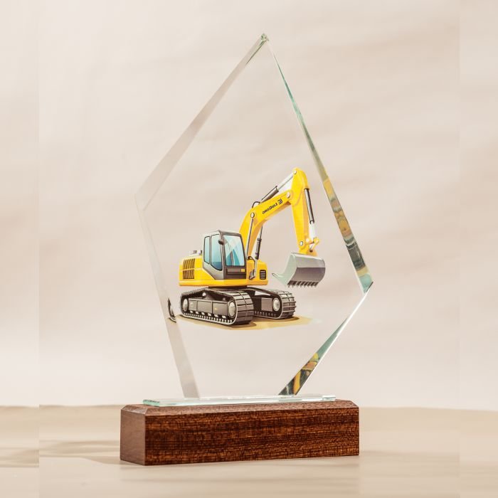 Kristal plaket