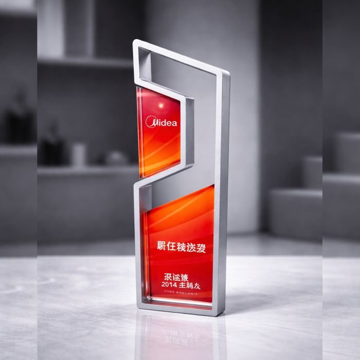 Kristal plaket